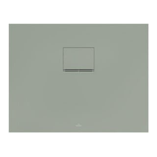 V&B Dalle de douche Squaro Infinity 90x70x4cm, gris mat, uni, découpée à gauche