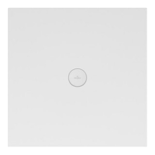 V&B Dalle de douche Subway Infinity 90x90x4 cm, blanc antidérapant