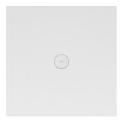 V&B Dalle de douche Subway Infinity 90x90x4 cm, blanc antidérapant
