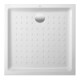 V&B Dalles de douche O.NOVO 100x100x60 cm, blanc antidérapant-1