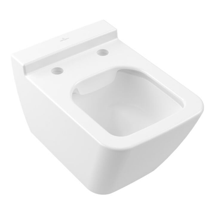 V&B DirectFlush Finion WC suspendu 37,5x56 cm, sans rebord, blanc pierre C+