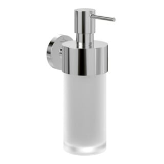 V&B Distributeur de savon Elements Tender 230ml, verre satiné, chrome