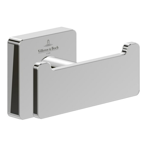 V&B Dop.-Handtuchhalter Elements Striking chrom, 80x44x45mm