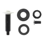 V&B Drehgriff kompl., o. Abdeckklappe, Edelstahl Optik