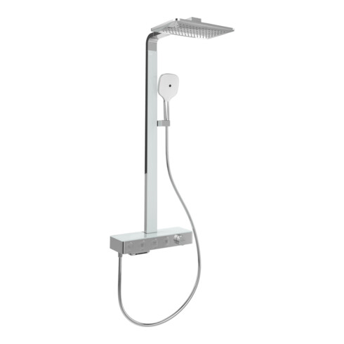 V&B Duschsystem Infinity Showers 413x1055x561mm, eck., Wandmontage, chrom