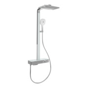 V&B Duschsystem Infinity Showers 413x1055x561mm, eck., Wandmontage, chrom