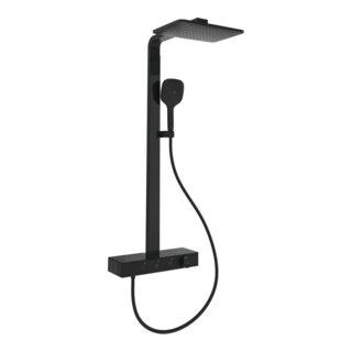 V&B Duschsystem Infinity Showers 413x108x561mm, eck., Wandmont., ma black