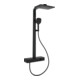 V&B Duschsystem Infinity Showers 413x108x561mm, eck., Wandmont., ma black-1