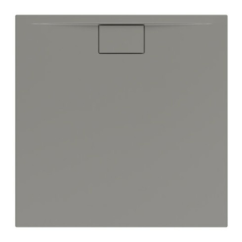 V&B Duschwanne Architectura Metalrim 100x100x1,5cm, grau