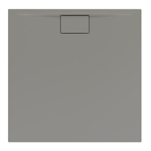 V&B Duschwanne Architectura Metalrim 100x100x4,8cm, grau