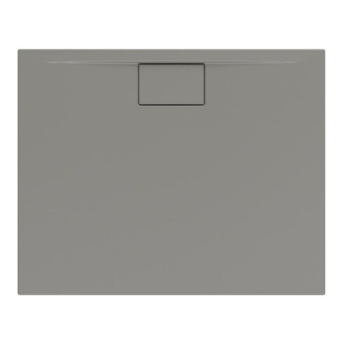V&B Duschwanne Architectura Metalrim 100x80x4,8cm, grau