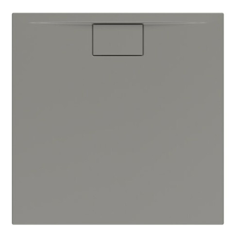 V&B Duschwanne Architectura Metalrim 100x90x1,5cm, grau