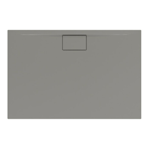 V&B Duschwanne Architectura Metalrim 120x80x1,5cm, grau
