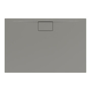 V&B Duschwanne Architectura Metalrim 120x80x1,5cm, grau