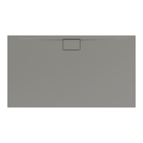 V&B Duschwanne Architectura Metalrim 160x90x1,5cm, grau