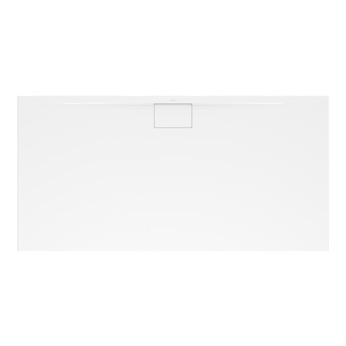 V&B Duschwanne Architectura Metalrim 180x80x4,8cm, weiß, Antirutsch