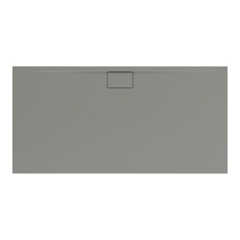 V&B Duschwanne Architectura Metalrim 180x90x1,5cm, grau