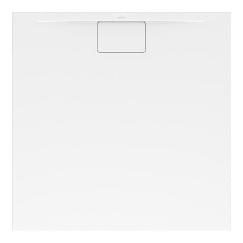V&B Duschwanne Architectura Metalrim 80x80x4,8cm, weiß, Antirutsch