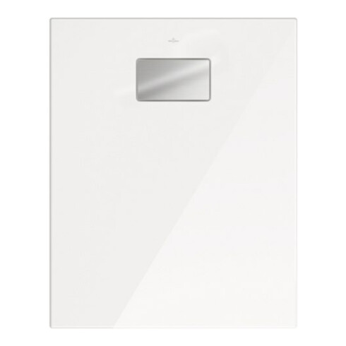 V&B Duschwanne Le Valence-AR CeraSoft 80x100x4cm, flächenbündiger Einbau