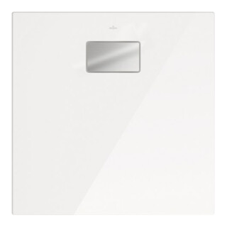 V&B Duschwanne Le Valence-AR CeraSoft 90x90x4cm, flächenbündiger Einbau