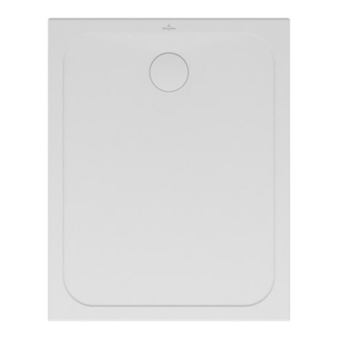 V&B Duschwanne LIFETIME Plus 100x80x3,5cm, weiß Antirutsch