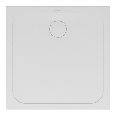 V&B Duschwanne LIFETIME Plus 80x80x3,5cm, weiß Antirutsch