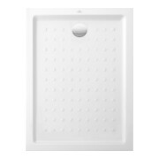 V&B Duschwanne O.NOVO 120x90x6cm, weiß Antirutsch