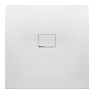 V&B Duschwanne Squaro Infinity 100x100x4cm, almond, universal einbaubar