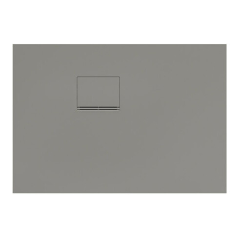 V&B Duschwanne Squaro Infinity 100x70x4cm, gr, Eck-Einbau li gegen Wand