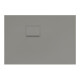 V&B Duschwanne Squaro Infinity 100x70x4cm, gris, angle encastré gauche contre mur-1
