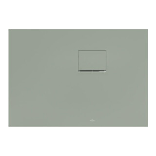 V&B Duschwanne Squaro Infinity 100x70x4cm, m gre., Eck-Einbau re gg Wa