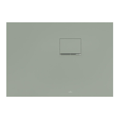 V&B Duschwanne Squaro Infinity 100x70x4cm, m gre., Eck-Einbau re gg Wa
