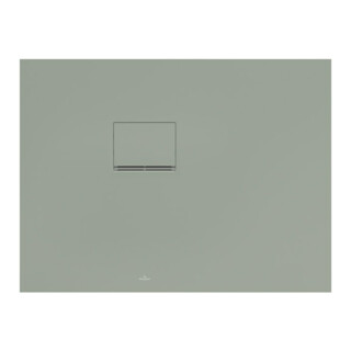 V&B Duschwanne Squaro Infinity 100x75x4cm, avec grille, angle installation gauche, sans rebord