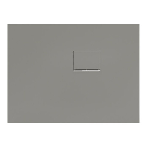 V&B Duschwanne Squaro Infinity 100x75x4cm, gr, Eck-Einbau re gegen Wand