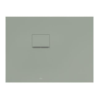 V&B Duschwanne Squaro Infinity 100x75x4cm, m gre., Eck-Einbau li gg Wa