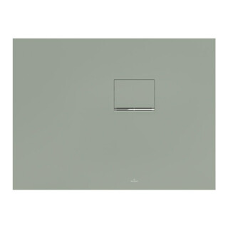 V&B Duschwanne Squaro Infinity 100x75x4cm, m gre., Eck-Einbau re gg Wa