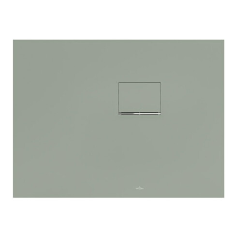 V&B Duschwanne Squaro Infinity 100x75x4cm, m gre., Eck-Einbau re gg Wa