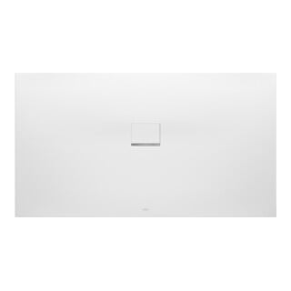V&B Duschwanne Squaro Infinity 100x90x4cm, anthr., universal einbaubar