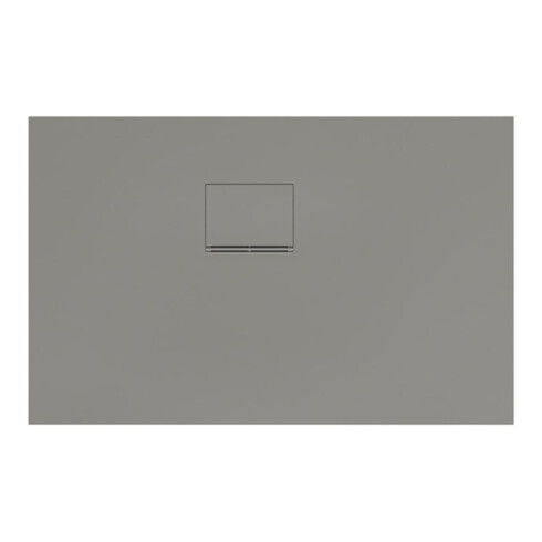 V&B Duschwanne Squaro Infinity 110x70x4cm, gr, Eck-Einbau li gegen Wand