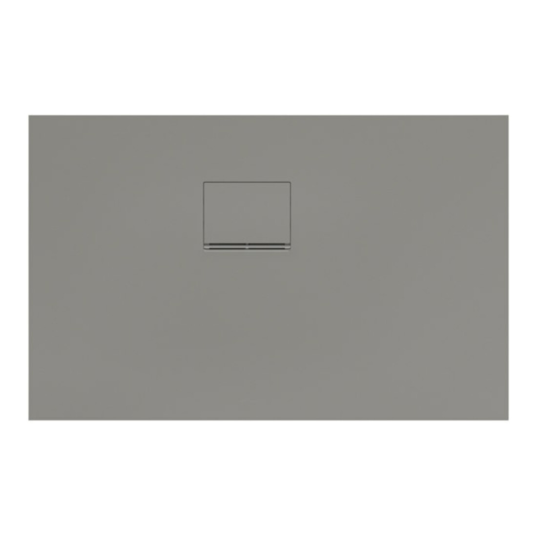 V&B Duschwanne Squaro Infinity 110x70x4cm, gr, Eck-Einbau li gegen Wand