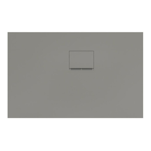 V&B Duschwanne Squaro Infinity 110x70x4cm, gr, Eck-Einbau re gegen Wand