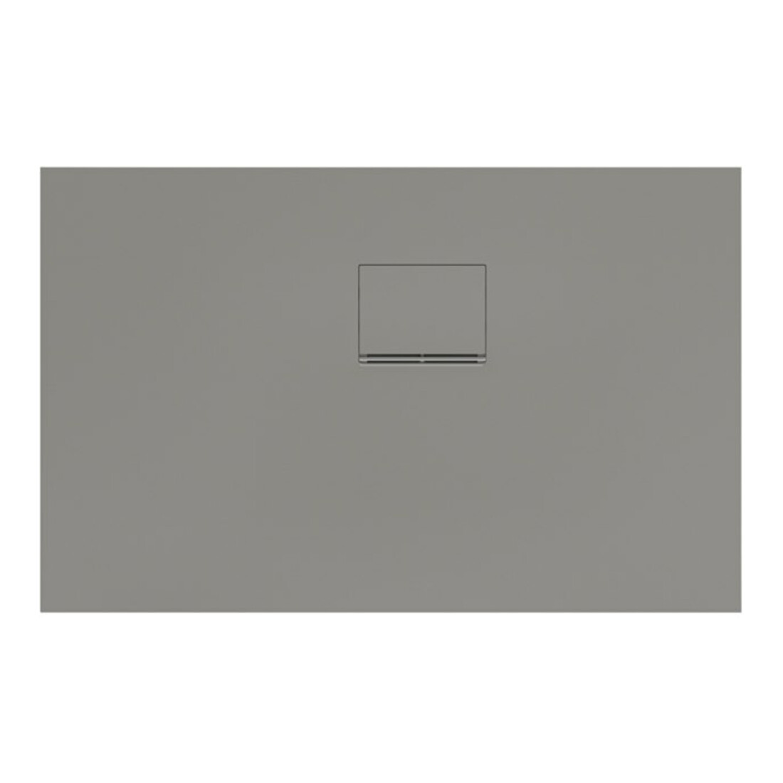 V&B Duschwanne Squaro Infinity 110x70x4cm, gr, Eck-Einbau re gegen Wand