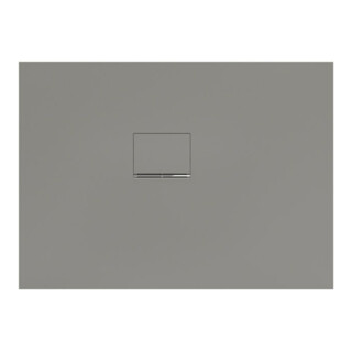 V&B Duschwanne Squaro Infinity 110x80x4cm, gr, Eck-Einbau li gegen Wand