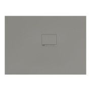 V&B Duschwanne Squaro Infinity 110x80x4cm, gr, Eck-Einbau re gegen Wand