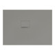 V&B Duschwanne Squaro Infinity 110x80x4cm, gr, installation d'angle gauche contre mur-1