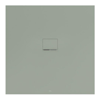 V&B Duschwanne Squaro Infinity 120x120 cm, gris mat, installation affleurante