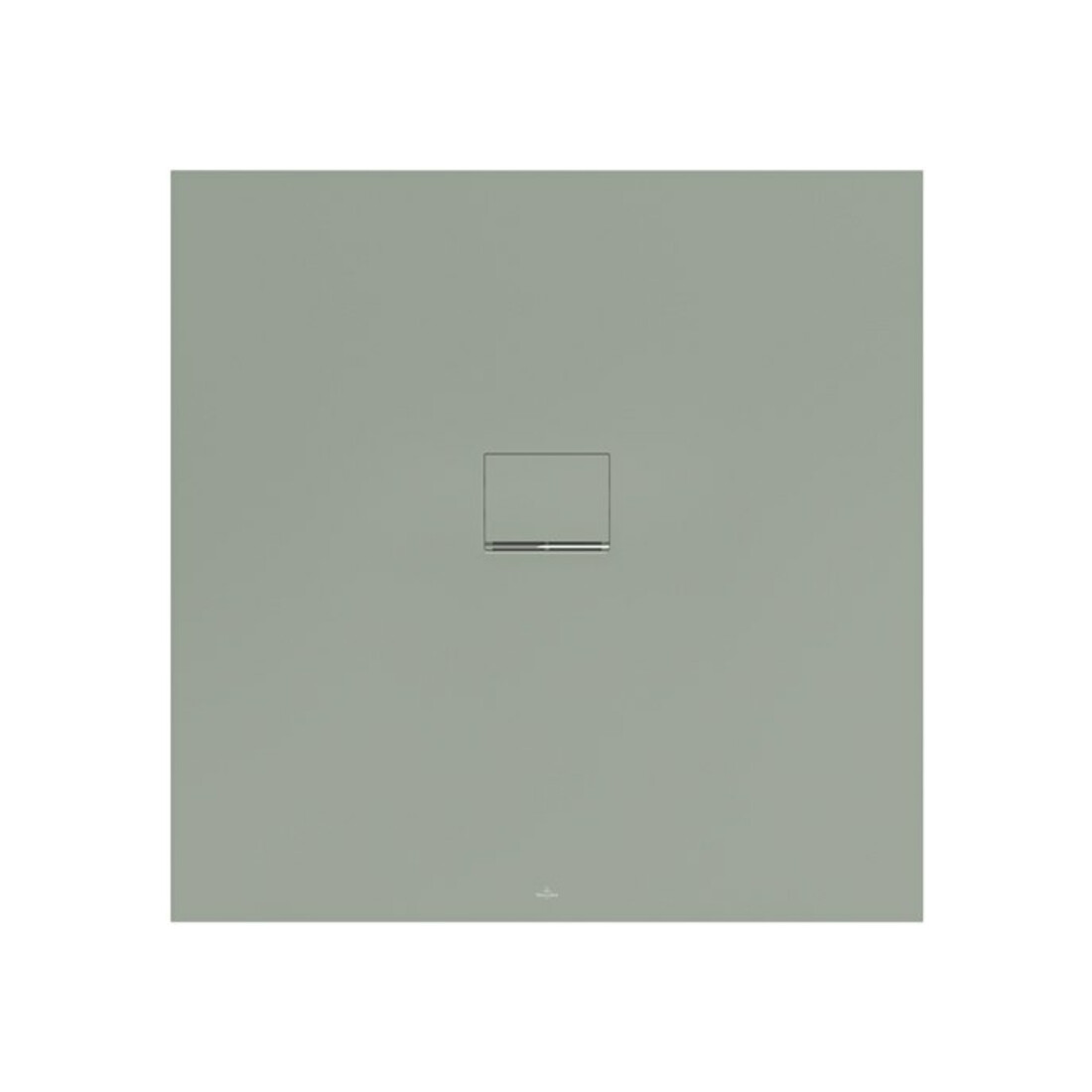 V&B Duschwanne Squaro Infinity 120x120 cm, gris mat, installation affleurante