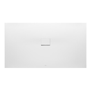 V&B Duschwanne Squaro Infinity 120x120x4cm, anthr., universal einbaubar