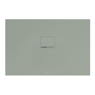 V&B Duschwanne Squaro Infinity 120x80x4cm, m green, universal einbaubar