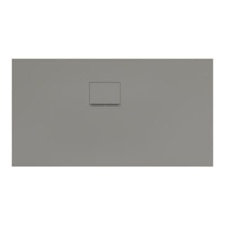 V&B Duschwanne Squaro Infinity 130x70x4cm, gr, Eck-Einbau li gegen Wand